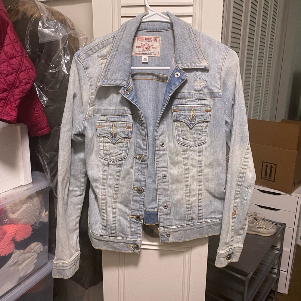 Women true religion denim jacket